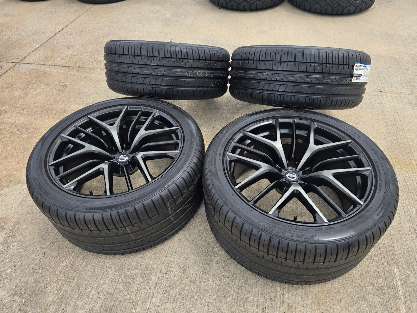 20" Nissan GT-R OEM wheels rims RAYS 62801 62200 SET GTR 2019 2020 2022 2023