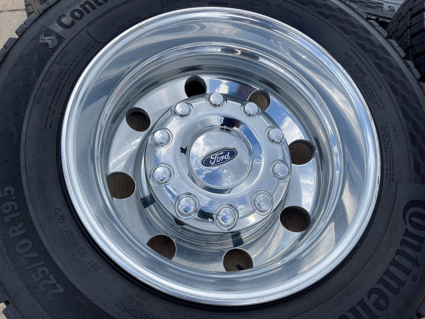 19.5" Ford F-450 Dually F-550 rims wheels RAM 4500 OEM 10x225 2025 2026 2027 SET