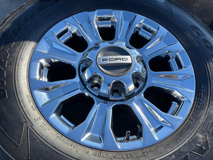 18" Ford F-250 F-350 OEM rims wheels 10097 tires GOODYEAR A/T