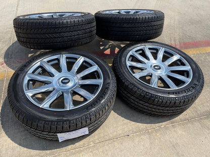 22" Cadillac Escalade Platinum OEM wheels rims 95078 4874 tires MICHELIN NEW