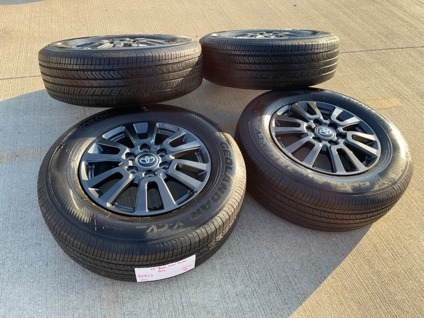 18" Land Cruiser Tundra Sequoia 4Runner GX550 OEM 95953 wheels rims 2026 NEW