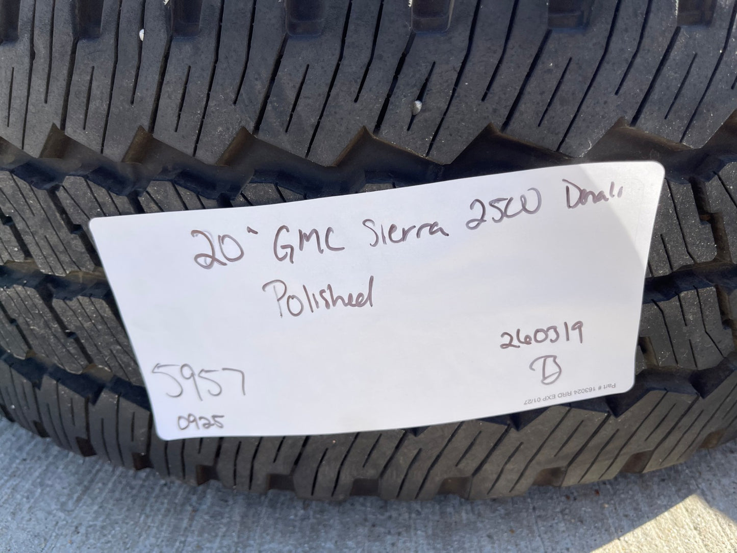20" GMC Sierra Denali 2500 3500 OEM 5957 wheels rims tires DISCOUNTED
