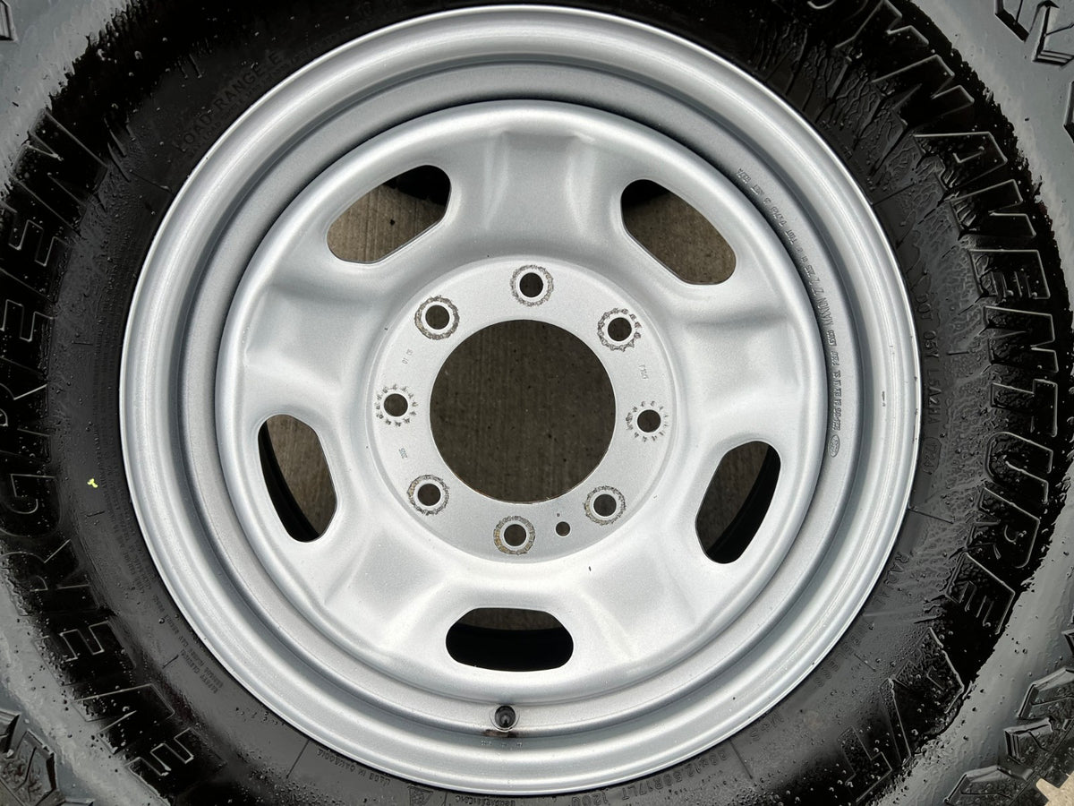 17" Ford F-250 F-350 OEM 3828 wheels rims tires A/T 33"