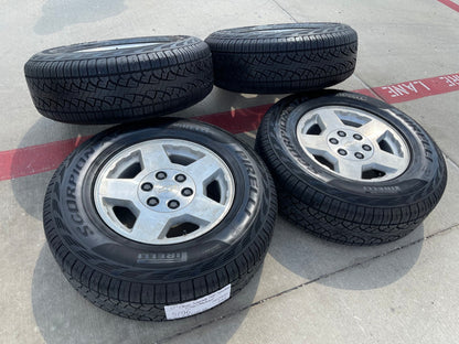 17" Chevy Tahoe Silverado Suburban Z71 OEM 5196 wheels rims tires SET