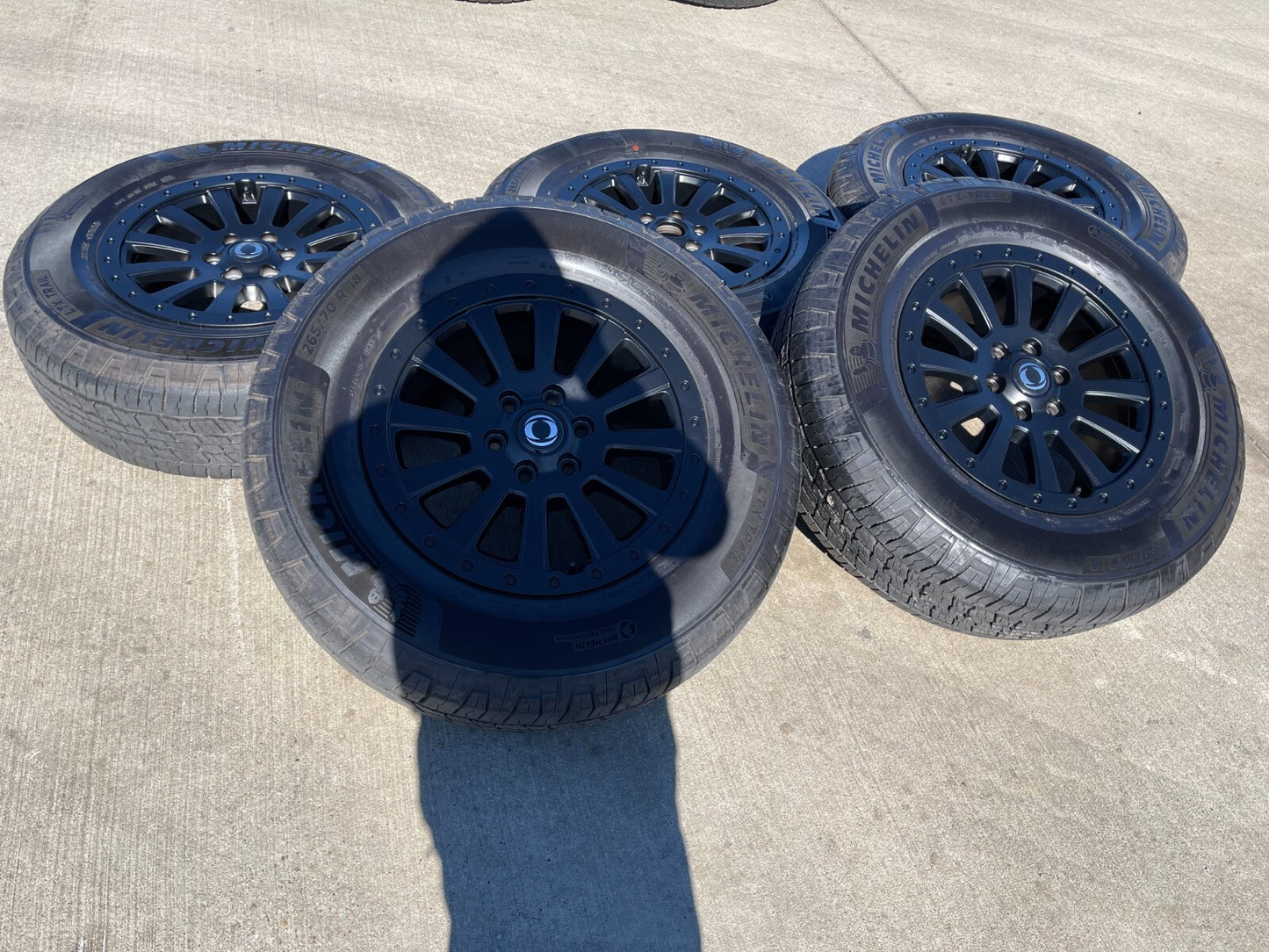 (5) 18" INEOS Grenadier OEM Black wheels rims SET beadlock 2024-2027 NEW