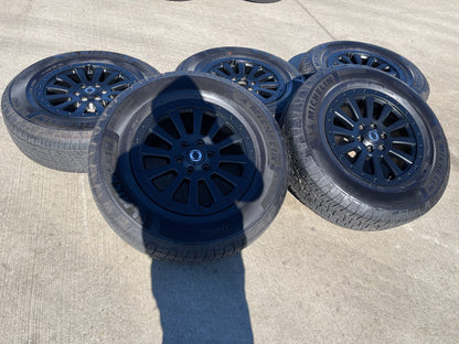(5) 18" INEOS Grenadier OEM Black wheels rims SET beadlock 2024-2027 NEW