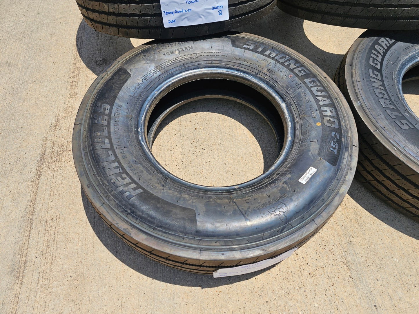 (4) 235/85/16 Hercules Strong Guard C-ST tires 235/85R16 LT 14 ply LR G 132M NEW