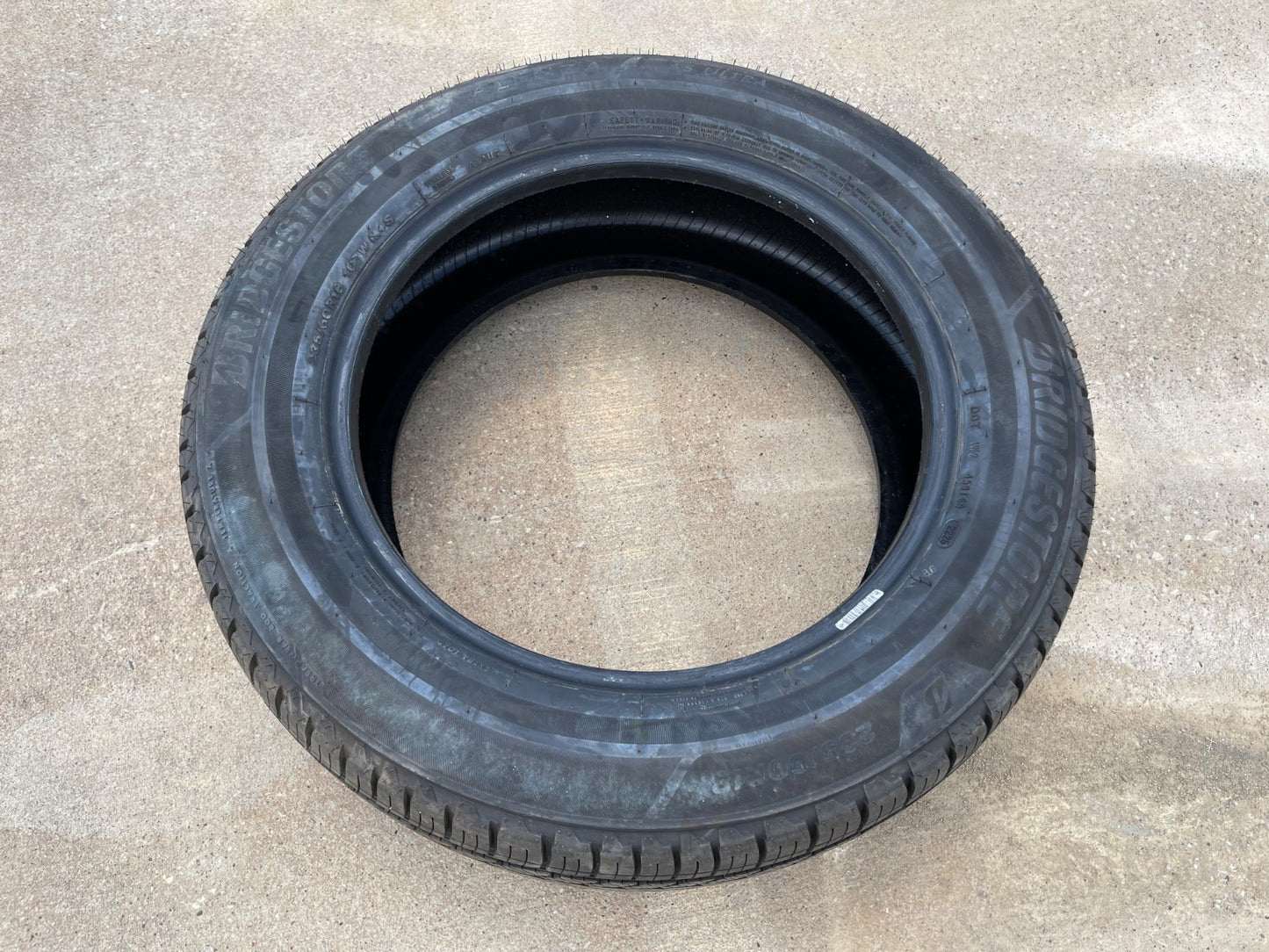 (1) 235/60/18 Bridgestone Alenza A/S Ultra tire single 107W M+S 235/60r18 NEW