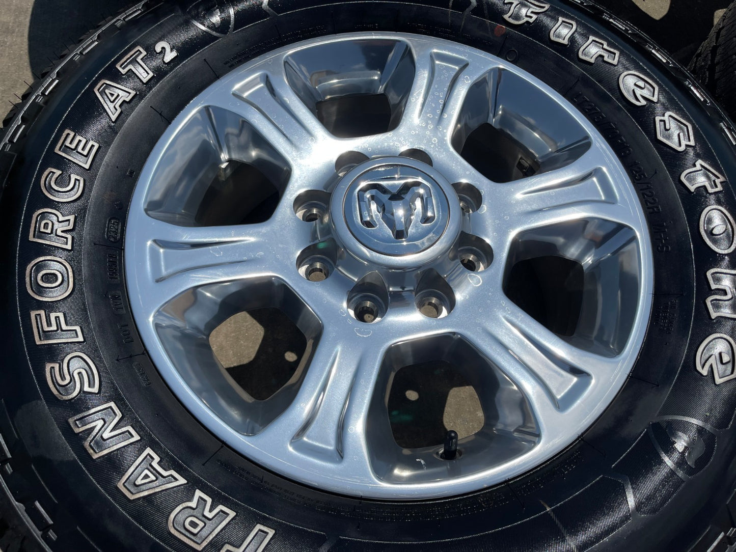 18" Ram 2500 3500 Laramie Power Wagon OEM 2692 wheels rims FIRESTONE SET NEW