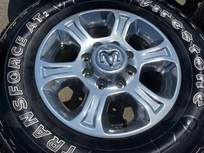 18" Ram 2500 3500 Laramie Power Wagon OEM 2692 wheels rims FIRESTONE SET NEW