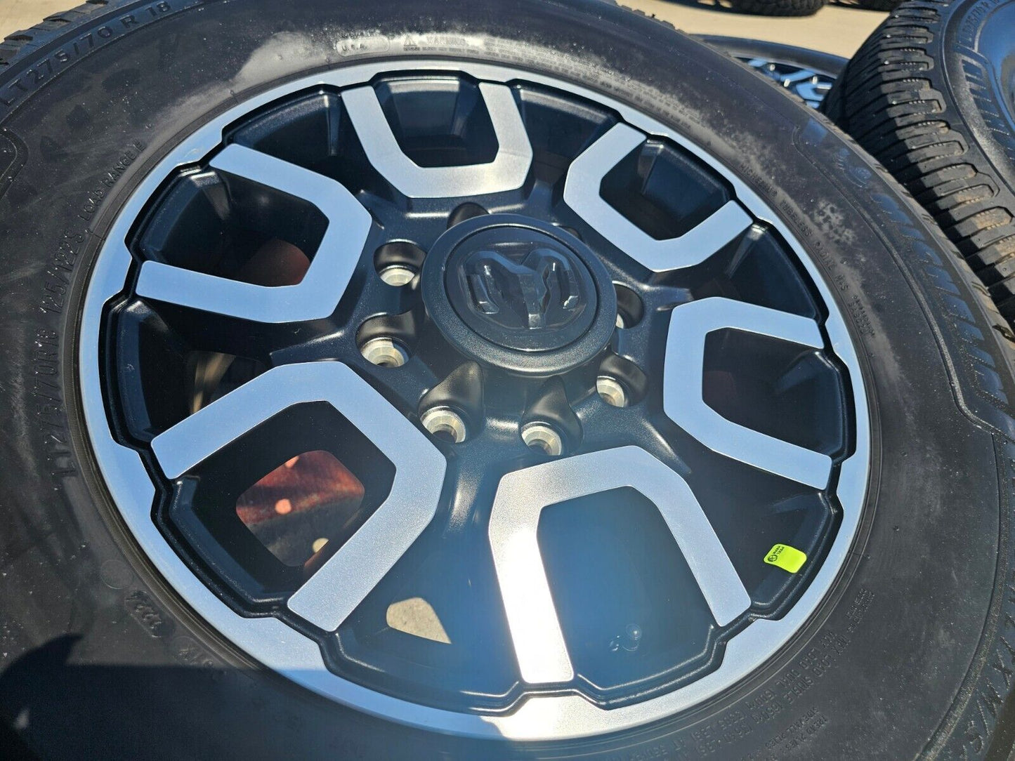 18" Ram 2500 3500 LARAMIE OEM wheels rims 2694 tires MICHELIN NEW