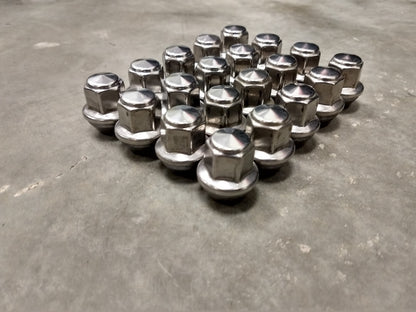 (20) 14x1.5 OEM Ford lug nuts polished Mustang OE 2015-2026