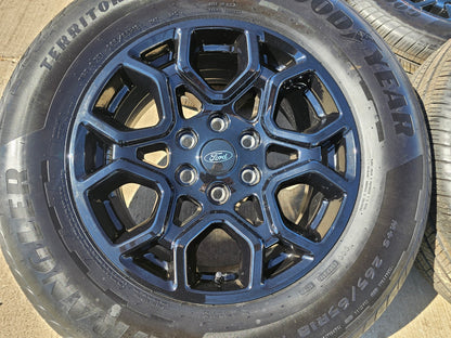 18" Ford F-150 OEM rims wheels 95049 10340 Expedition SET GOODYEAR NEW