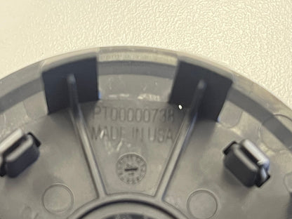 (4) Rivian R1T R1S OEM center caps black 2022 2023 2024 2025 2026