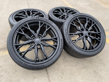19" + 20" Chevy Corvette Z06 C8 OEM wheels rims 8057 8058 FORGED