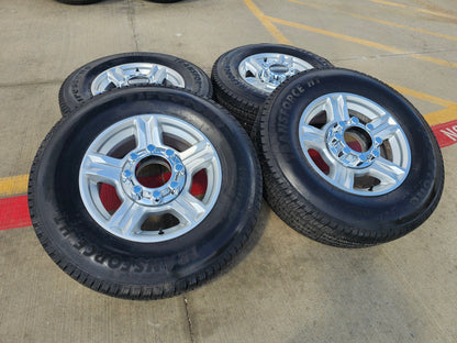 17" Ford F-250 F-350 OEM 10096 wheels rims tires FIRESTONE H/T SET