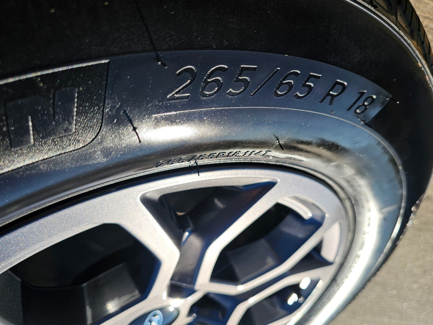 18" Ford Expedition F-150 TREMOR OEM rims wheels 2025 2026 NEW MICHELIN