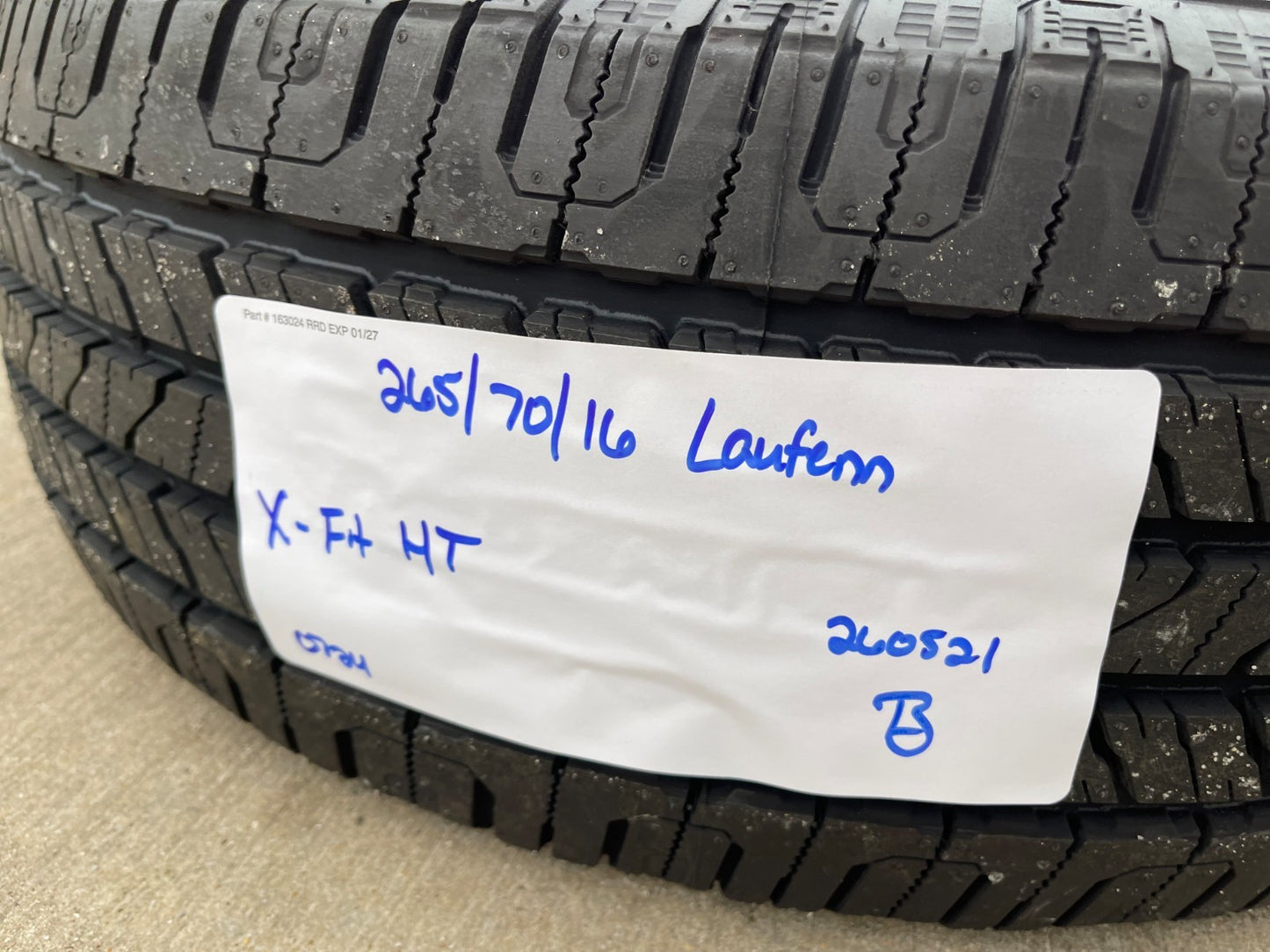(1) 265/70/16 Laufenn X Fit H/T tire 265/70R16 112T NEW