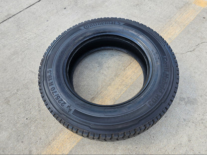 (1) 225/70/19.5 Continental Conti Hybrid HD3 tire 225/70r19.5 LT 14 PLY