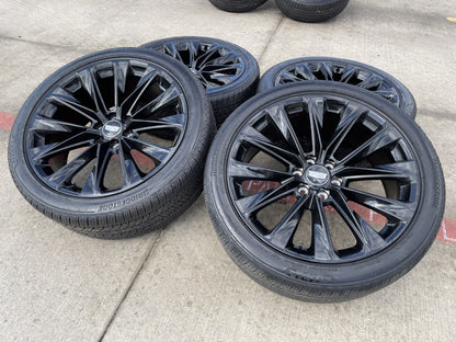 24" Cadillac Escalade V OEM ONYX wheels rims 2023 2024 2025 2026 BRIDGESTONE