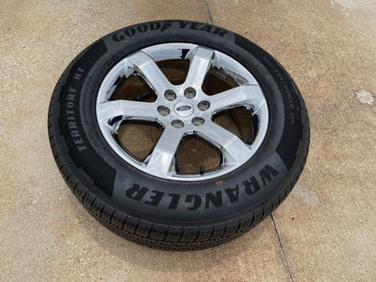 20" Ford F-150 OEM rim wheel CHROME 10347 Expedition spare GOODYEAR NICE