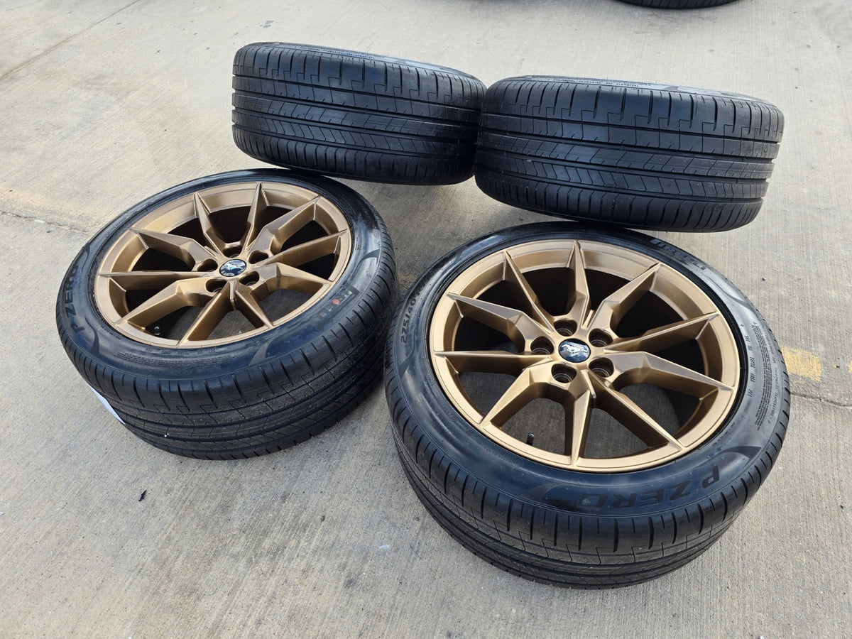 19" Ford Mustang GT Dark Horse OEM 95839 95840 wheels rims BRONZE 2026 2027 NEW