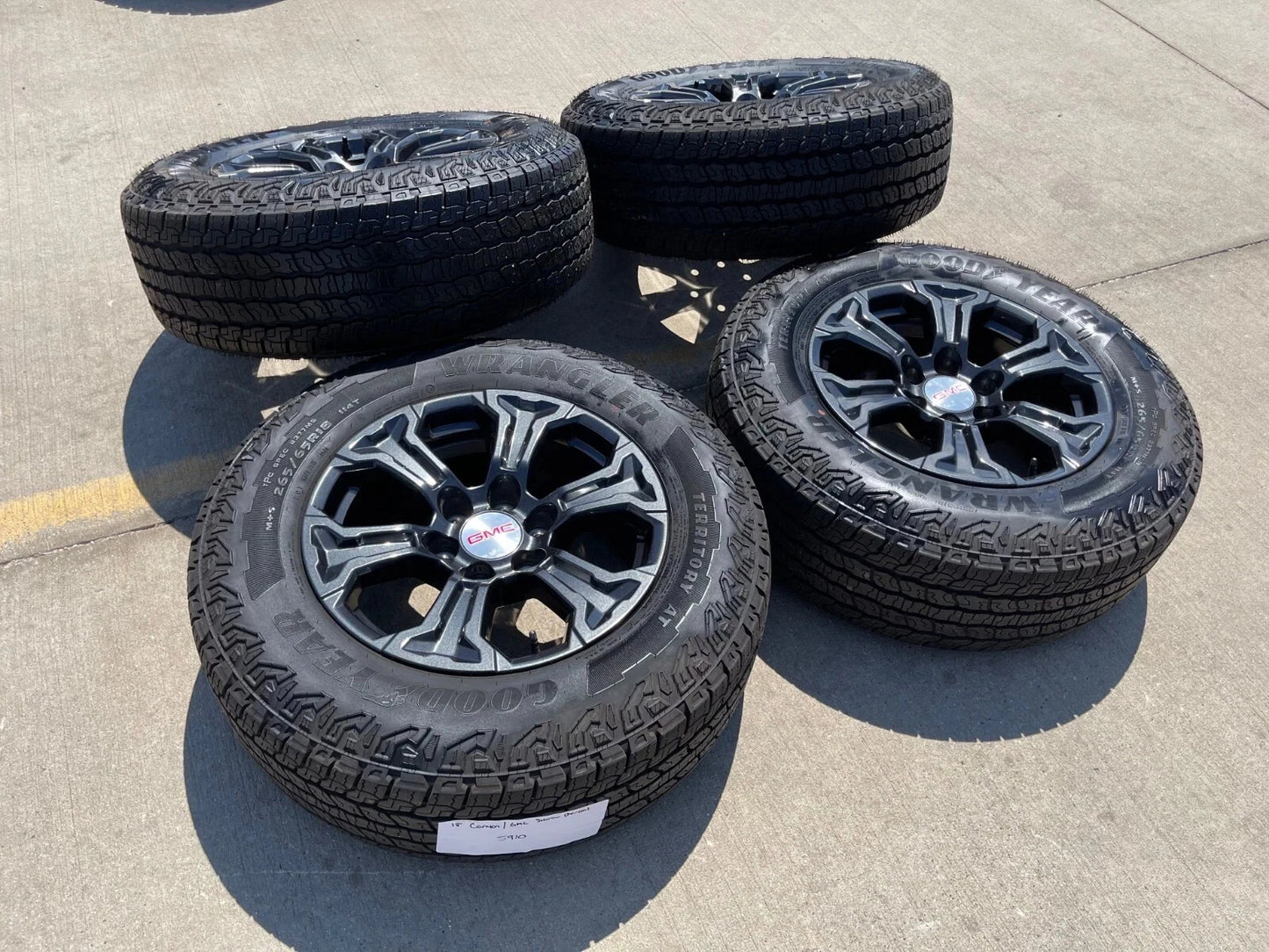 18" GMC Sierra Canyon Chevy Tahoe Colorado OEM 5910 wheels rims 2024 2025 NEW