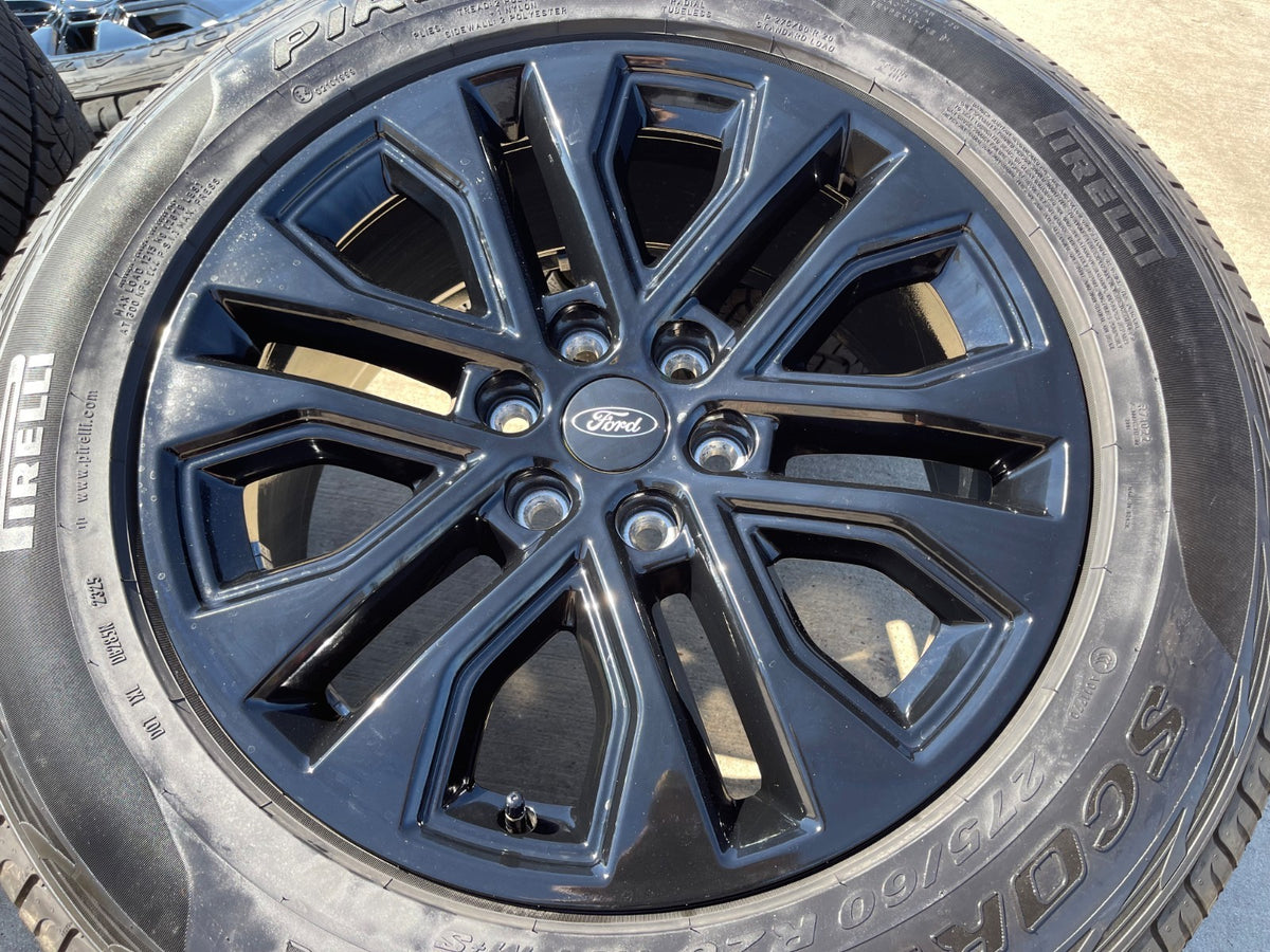 20" Ford F-150 LARIAT OEM 10619 rims wheels Expedition 2026 2027 SET PIRELLI
