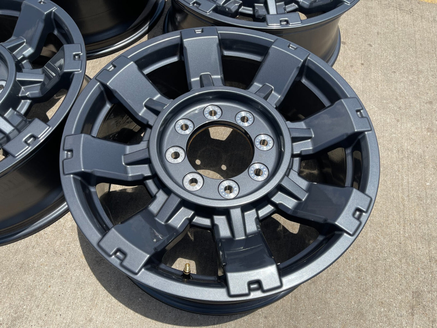 20" Ford F-250 F-350 OEM gray Lariat wheels rims 10296 10485 2023 2024 2025 NEW
