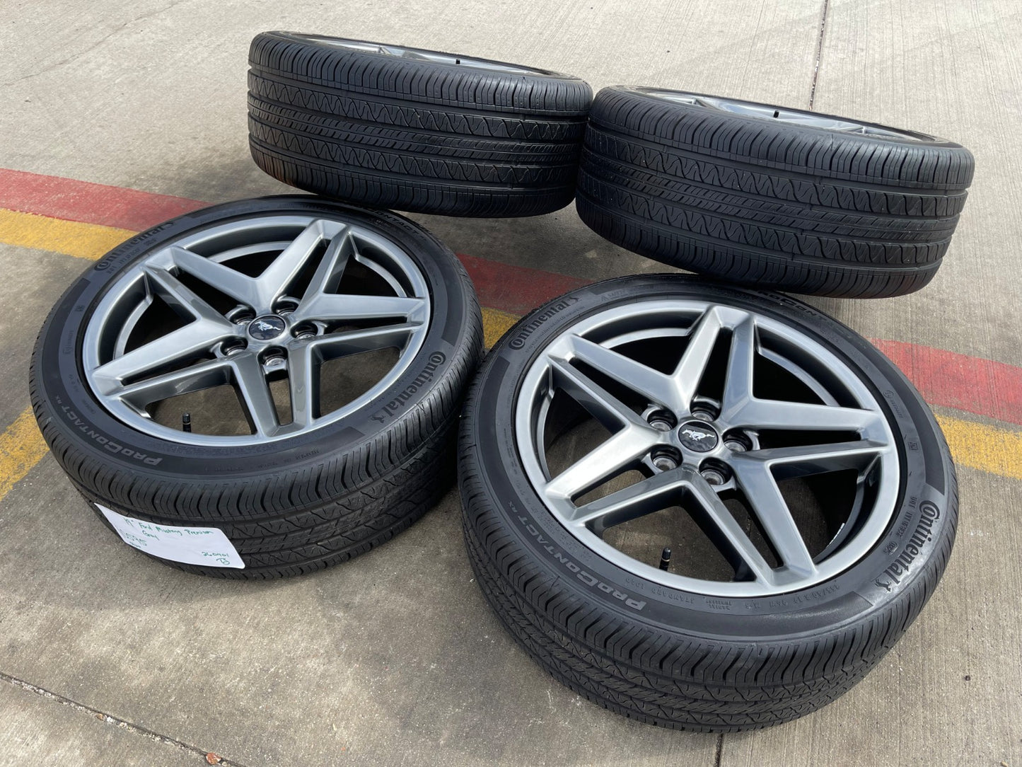 19" Ford Mustang Stealth GT OEM 10595 wheels rims 2024 2025 2026 2027 NEW