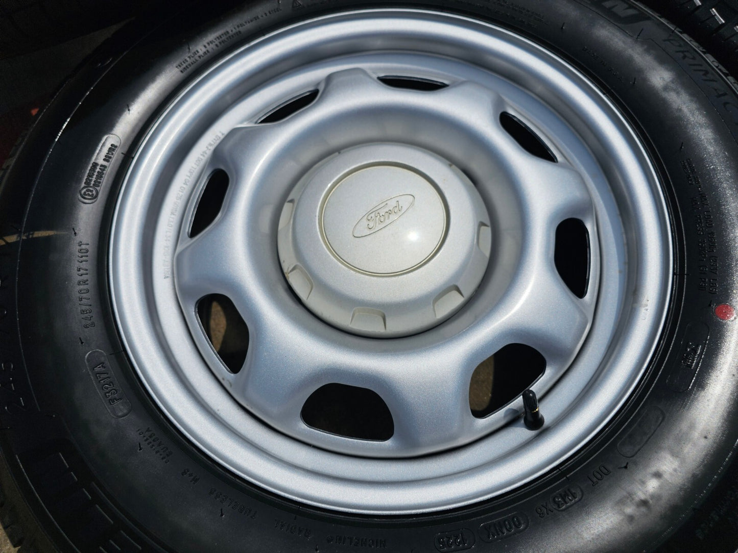 17" Ford F-150 OEM rims wheels 3857 tires steel 2022 2023 2024 2025 MICHELIN NEW