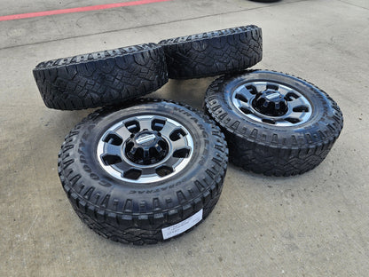 18" Ford F-250 F-350 OEM TREMOR rims wheels 10482 tires SET DURATRAC R/T 35"
