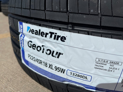 (1) 225/45/18 Geotour A/S tire single 95W XL P225/45R18 NEW