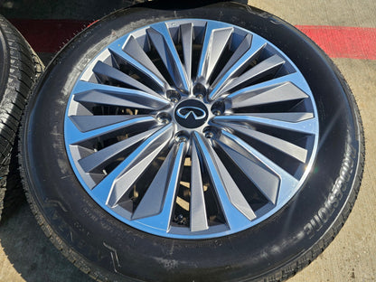 22" Infiniti QX80 QX56 Nissan Titan Armada OEM 94236 wheels rims BRIDGESTONE SET