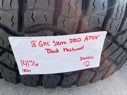 18" GMC Sierra AT4X Chevy Trail Boss 2500 OEM 14136 wheels rims GOODYEAR 35"