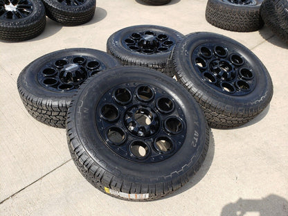20" Ford F-250 F-350 OEM black TREMOR wheels rims 10299 10484 A/T2 tires NEW