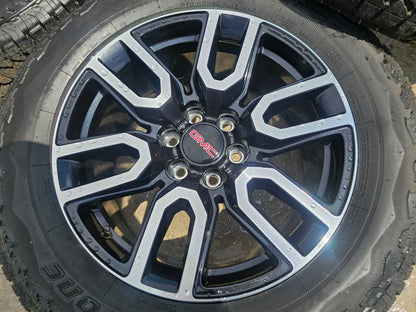 20" GMC Sierra Yukon AT4X Silverado OEM 5914 wheels rims SET BRIDGESTONE SET NEW