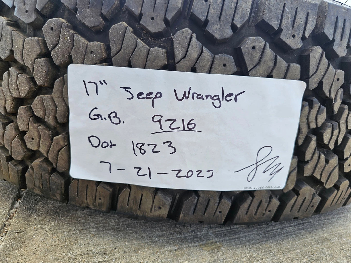 17" Jeep Wrangler Rubicon OEM Black wheels rims 9216 Gladiator GENERAL A/TX