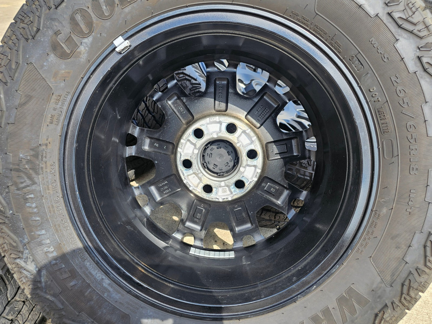 18" Toyota Tacoma 4Runner TRD Pro OEM 95973 wheels rims 2025 2026 GOODYEAR A/T