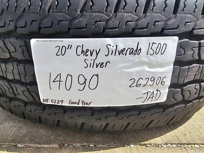 18" Chevy Silverado Suburban Tahoe OEM 14091 wheels rims GMC SET GOODYEAR