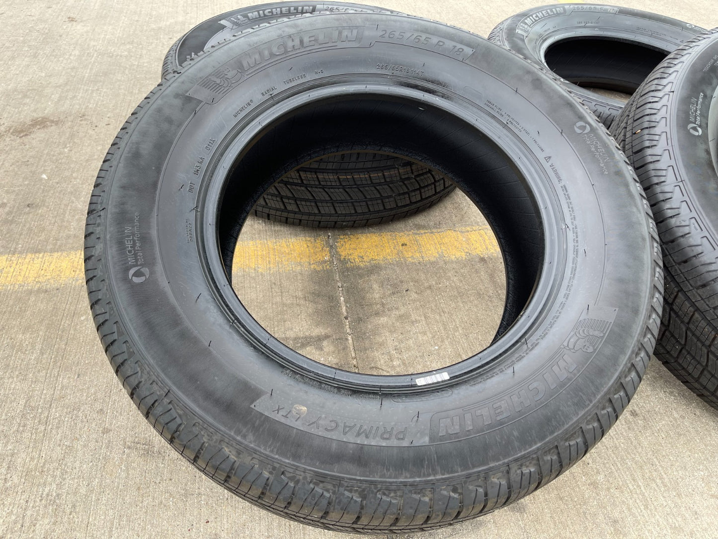 265/65/18 Michelin Primacy LTX tires F-150 Sierra Tahoe Silverado NEW TAKE OFFS