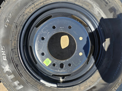 17" Dodge Ram 3500 Dually Laramie 8x200 wheels rims OEM 2703 2704 NEXEN