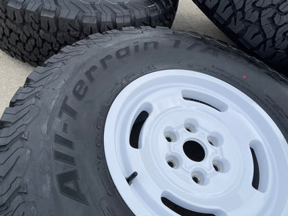 17" Ford Bronco HERITAGE SASQUATCH OEM 10463 wheels rims white 37" BFG NEW