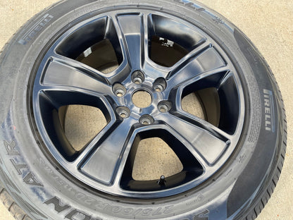 20" Dodge Ram 1500 OEM LIMITED Black 2676 2723 wheel rim PIRELLI A/TR single