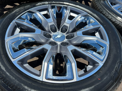 22" GMC Yukon Chevy Tahoe Escalade OEM chrome 95513 wheels rims NEW