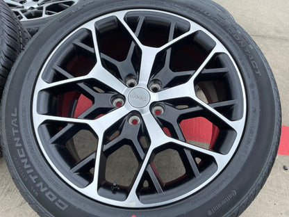 21" Jeep Grand Cherokee L OEM wheels rims 9291 Durango tires SET CONTINENTAL NEW