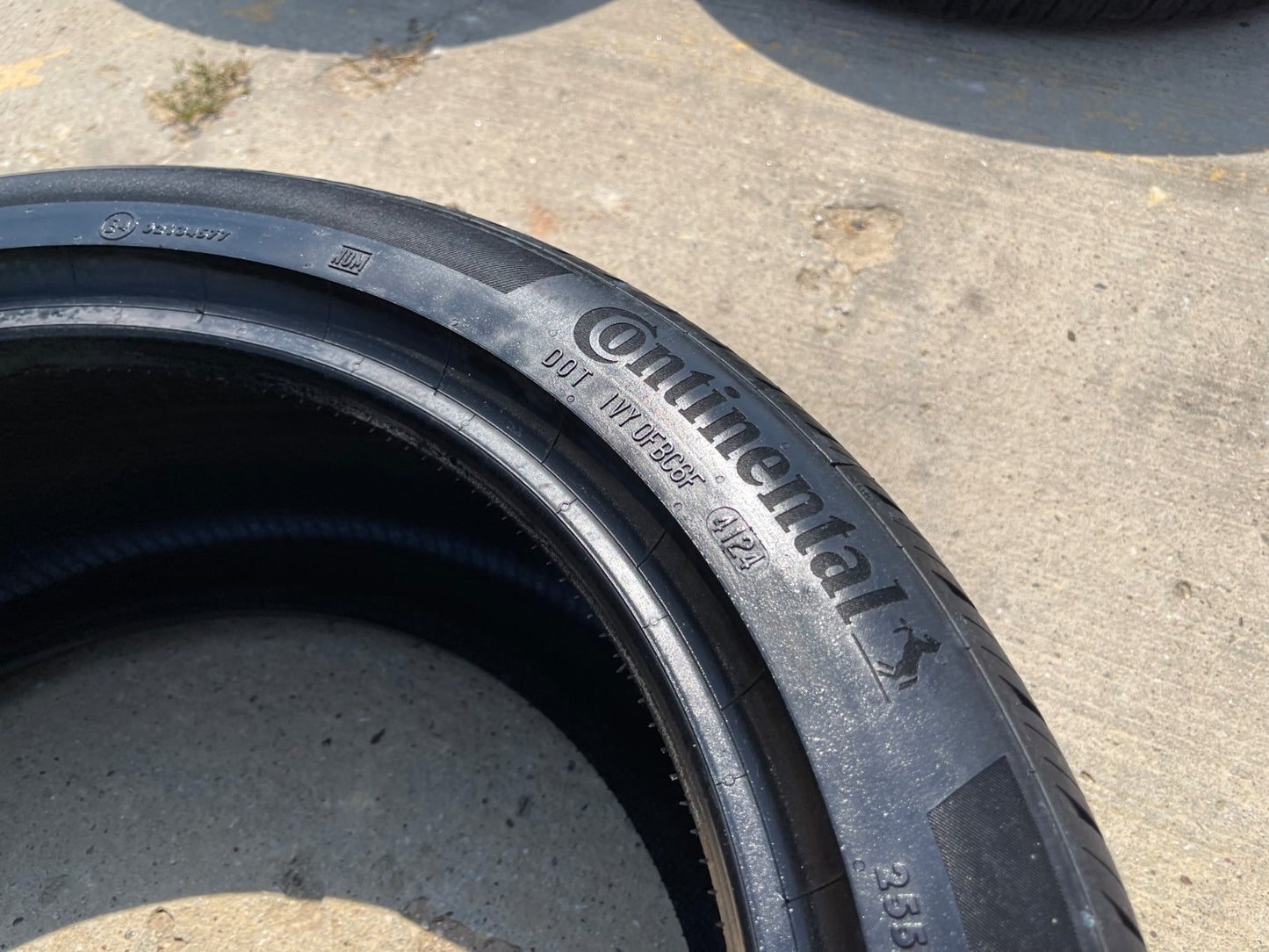 (4) 255/40/19 Continental Contipro Contact RX 96W M+S SL 255/40R19 tires NEW