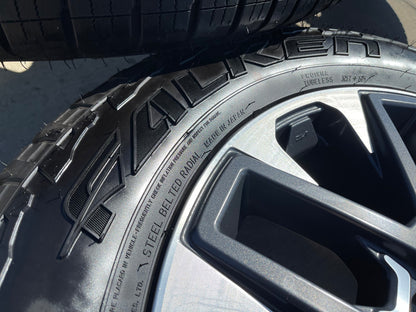 20" Toyota Tundra TRD wheels rims OEM 75276 95295 TSS Sequoia SET FALKEN A/T NEW