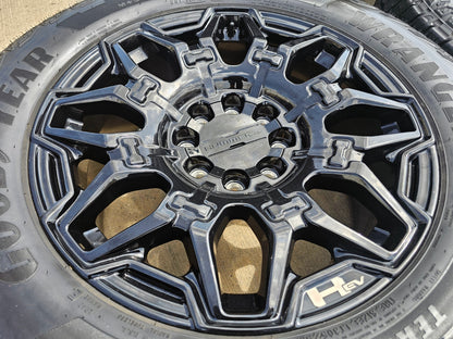 22" Hummer EV HEV 2500 OEM 8x165 14094 wheels rims 2024 2025 2026 2027