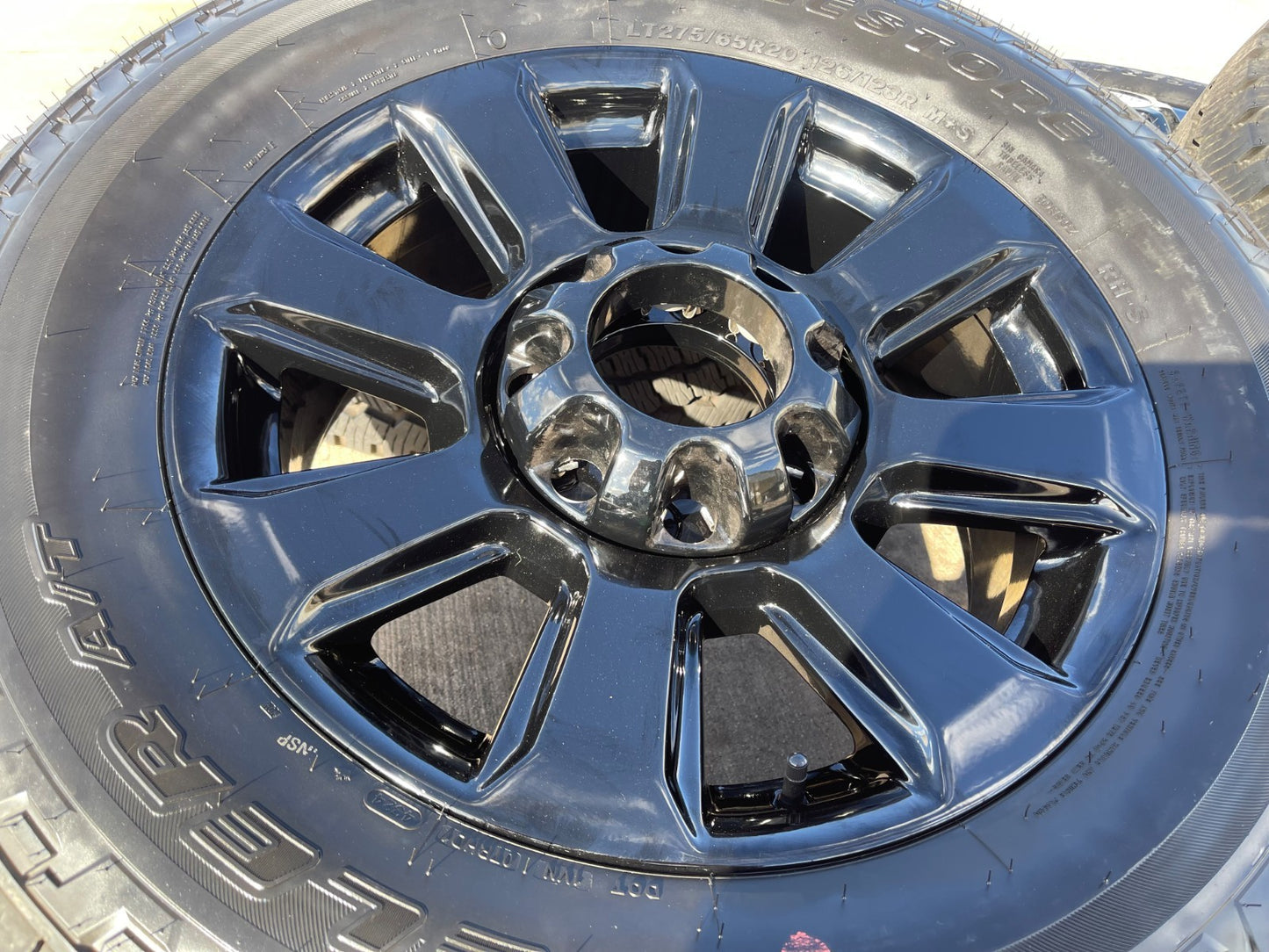 20" Ford F-250 F-350 Platinum OEM rims wheels 10103 tires BRIDGESTONE A/T NEW
